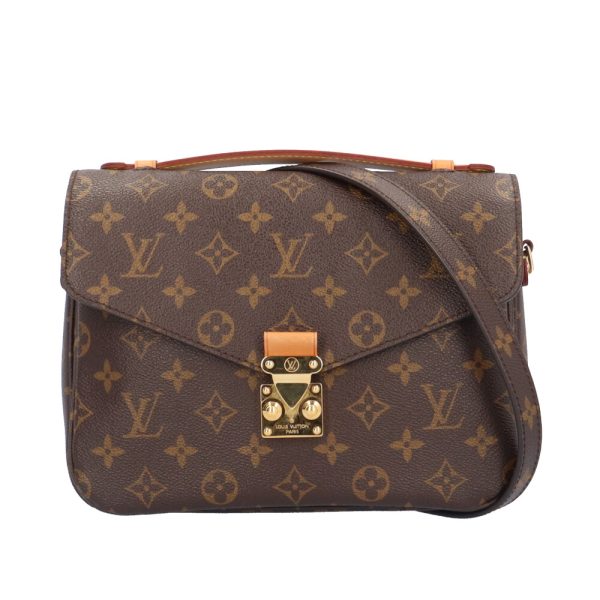 brb10010000014030 1 Louis Vuitton Pochette Metis MM Monogram Shoulder Bag Brown