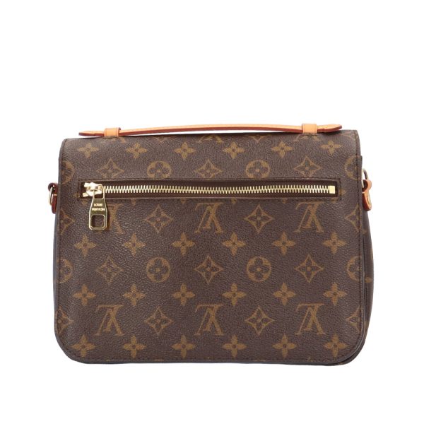 brb10010000014030 3 Louis Vuitton Pochette Metis MM Monogram Shoulder Bag Brown