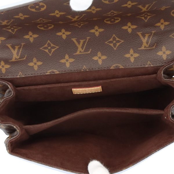 brb10010000014030 6 Louis Vuitton Pochette Metis MM Monogram Shoulder Bag Brown