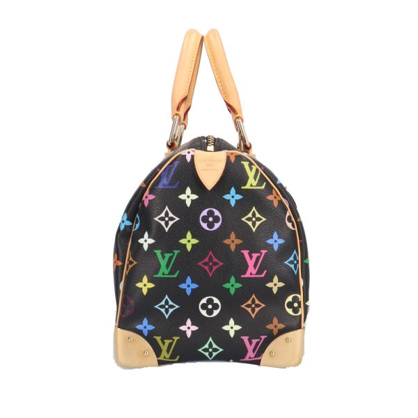 brb10010000014031 4 Louis Vuitton Speedy 30 Monogram Multicolor Handbag Black