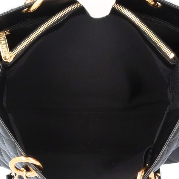 brb10010000014037 7 Chanel GST Caviar Tote Bag Black