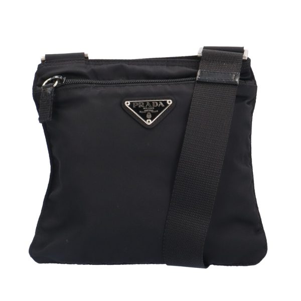 brb10010000014049 1 Prada Nylon Shoulder Bag Black