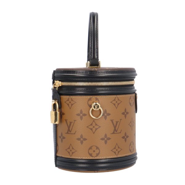 brb10010000014067 4 Louis Vuitton Cannes Monogram Reverse Shoulder Bag Brown