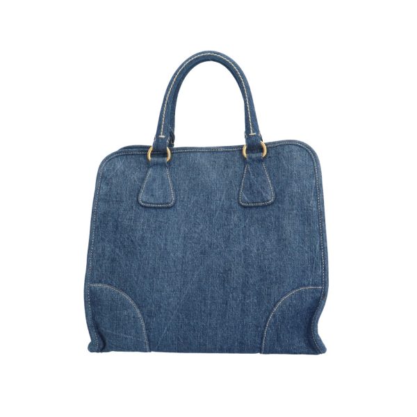 brb10010000014071 3 Prada Denim Shoulder Bag Blue