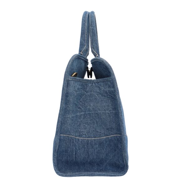 brb10010000014071 4 Prada Denim Shoulder Bag Blue