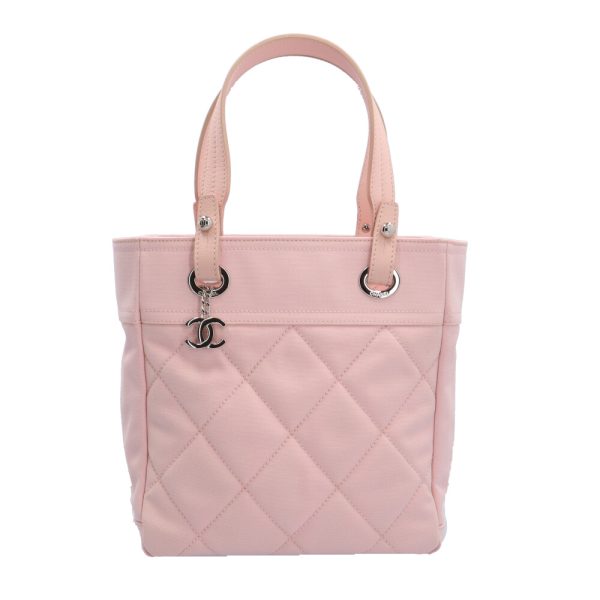 brb10010000014077 1 Chanel Paris Biarritz Canvas Tote Bag Pink