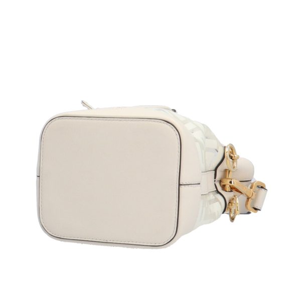 brb10010000014105 5 Fendi Montresor Mini Vinyl Shoulder Bag White