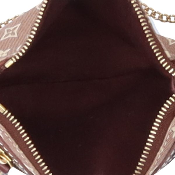 brb10010000014118 6 Louis Vuitton Mini Accessory Pouch Monogram Mini Run Handbag Brown