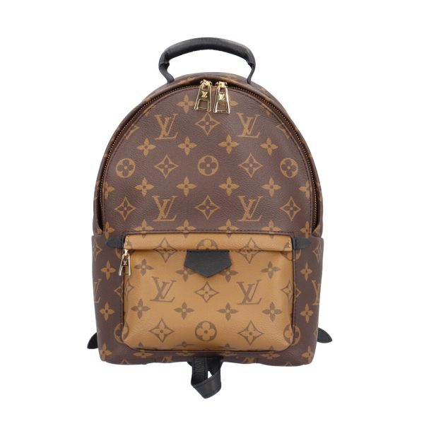 brb10010000014246 1 Louis Vuitton Palm Springs PM Backpack Monogram Canvas Brown