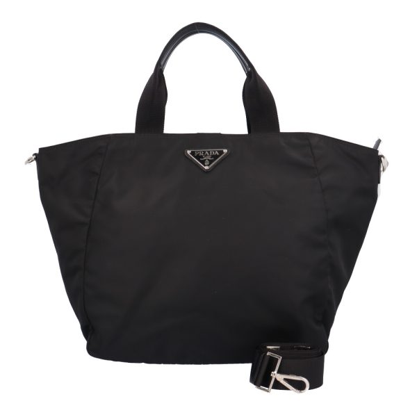 brb10010000014254 1 Prada Nylon Shoulder Bag Black