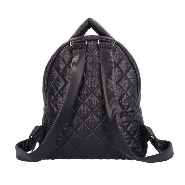 brb10010000014263 3 Chanel Coco Cocoon Nylon Rucksack Black