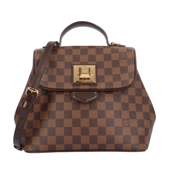 brb10010000014540 1 Louis Vuitton Bergamo PM Shoulder Bag Damier Canvas Brown