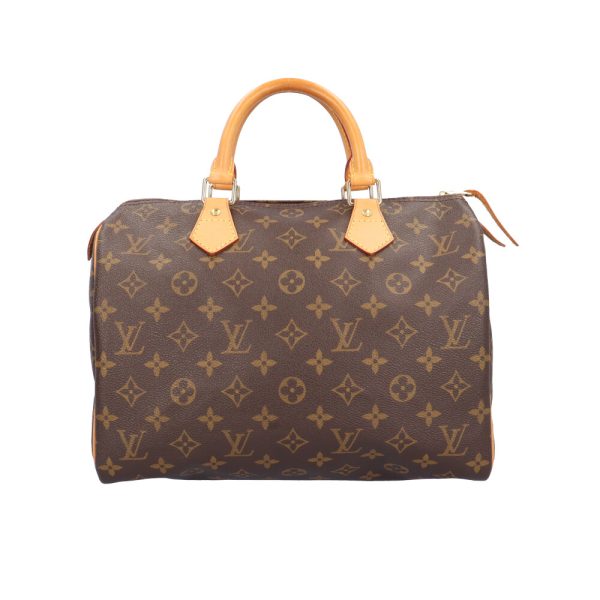 brb10010000014547 1 Louis Vuitton Speedy 30 Handbag Monogram Canvas Brown