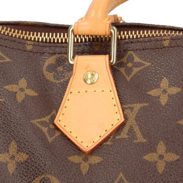 brb10010000014547 7 Louis Vuitton Speedy 30 Handbag Monogram Canvas Brown