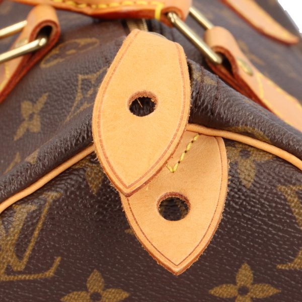 brb10010000014547 9 Louis Vuitton Speedy 30 Handbag Monogram Canvas Brown