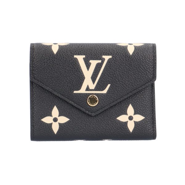 brb10010000014570 1 Louis Vuitton Victorine Bifold Wallet Emprene Leather Bicolor