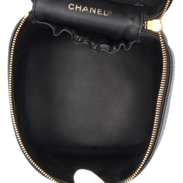 brb10010000014623 6 Chanel Vertical Vanity Caviar Handbag Black