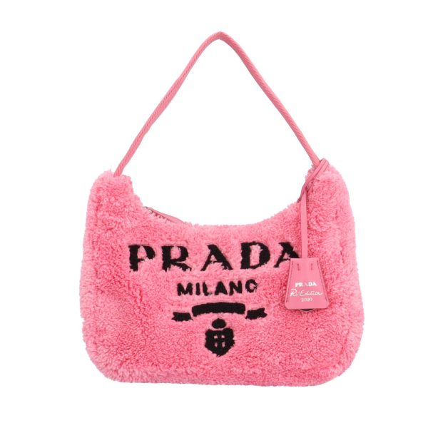 brb10010000014722 1 Prada Re Edition 2000 Terry Mini Bag Pink