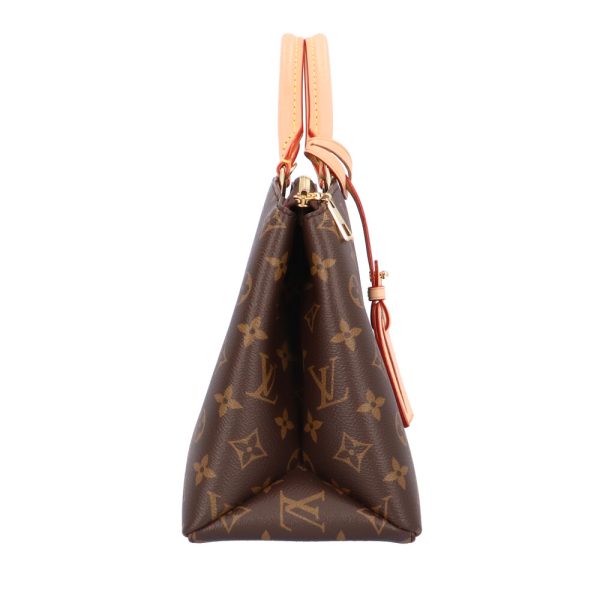 brb10010000014925 3 Louis Vuitton Petit Palais PM Shoulder Bag Monogram Canvas Brown