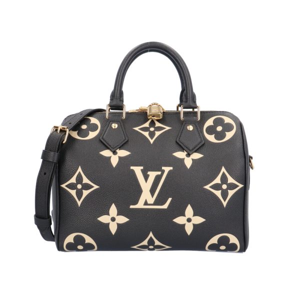 brb10010000014927 1 Louis Vuitton Speedy Bandouliere 25 Shoulder Bag Monogram Emprene Black