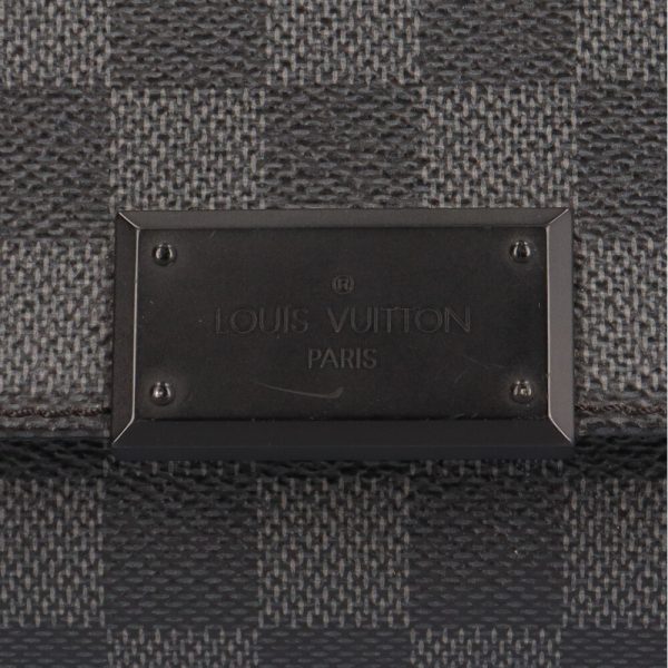 brb10010000014929 8 Louis Vuitton District PM Shoulder Bag Damier Graphite Canvas Black