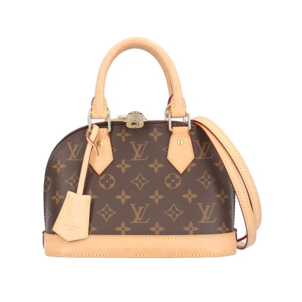 brb10010000014932 1 Louis Vuitton Alma BB Shoulder Bag Monogram Canvas Brown