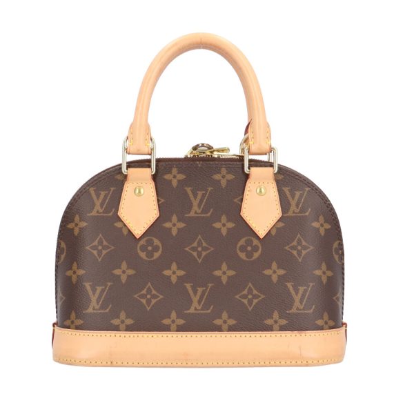 brb10010000014932 3 Louis Vuitton Alma BB Shoulder Bag Monogram Canvas Brown