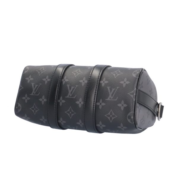 brb10010000014933 4 Louis Vuitton Keepall Bandouliere 25 Shoulder Bag Monogram Eclipse Black