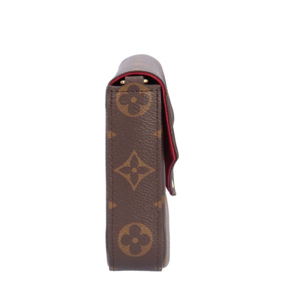 brb10010000014938 4 Louis Vuitton Pochette Felicie Shoulder Bag Monogram Canvas Brown