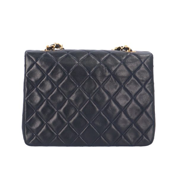 brb10010000014956 3 Chanel Mini Matelasse Lambskin Shoulder Bag Navy