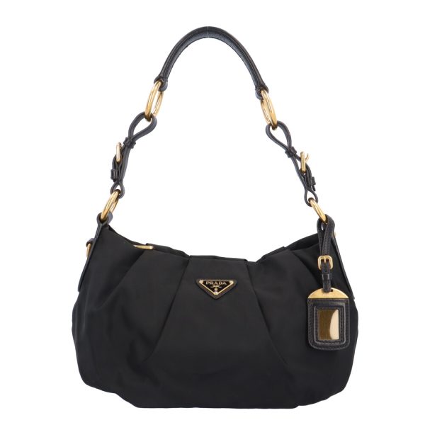 brb10010000014961 1 Prada Nylon Shoulder Bag Black