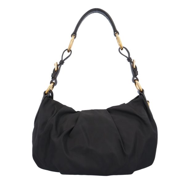 brb10010000014961 3 Prada Nylon Shoulder Bag Black