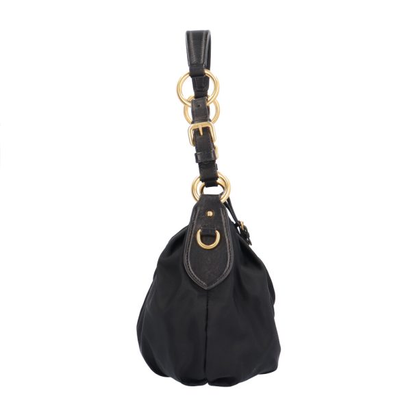 brb10010000014961 4 Prada Nylon Shoulder Bag Black