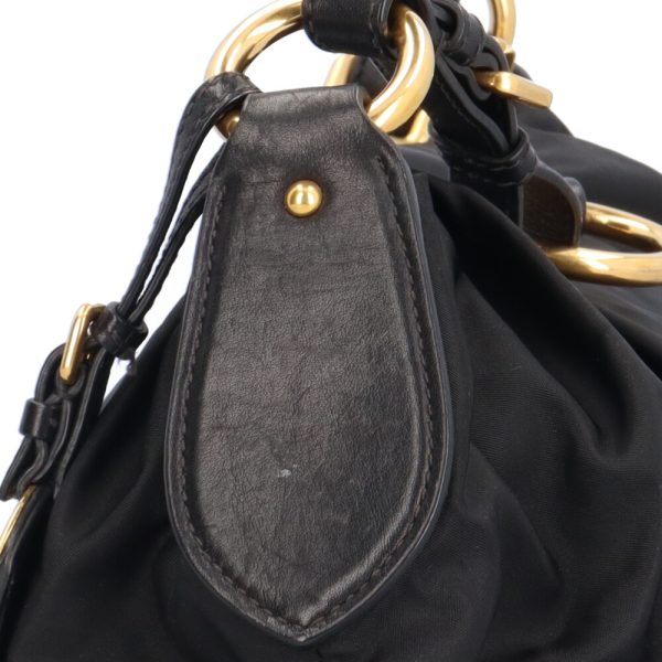 brb10010000014961 7 Prada Nylon Shoulder Bag Black