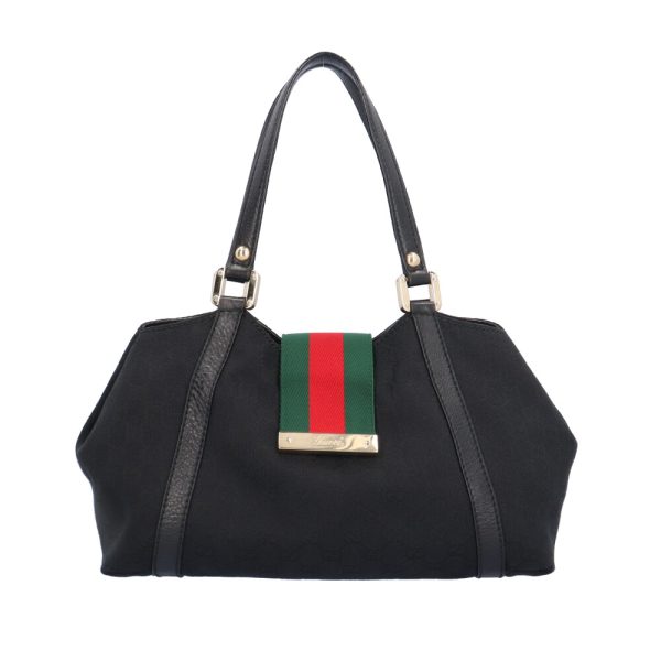 brb10010000014964 1 Gucci GG Canvas Tote Bag Black