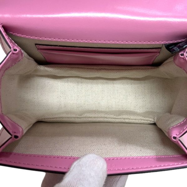 brb10010000015014 7 Gucci Bamboo Mini Top Handle Bag Pink