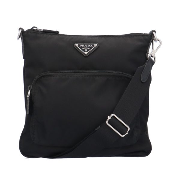 brb10010000125853 1 Prada Nylon Shoulder Bag Black