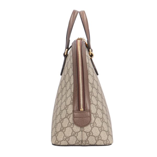 brb10060000000463 4 Gucci Sherry GG Supreme Canvas Shoulder Bag Beige