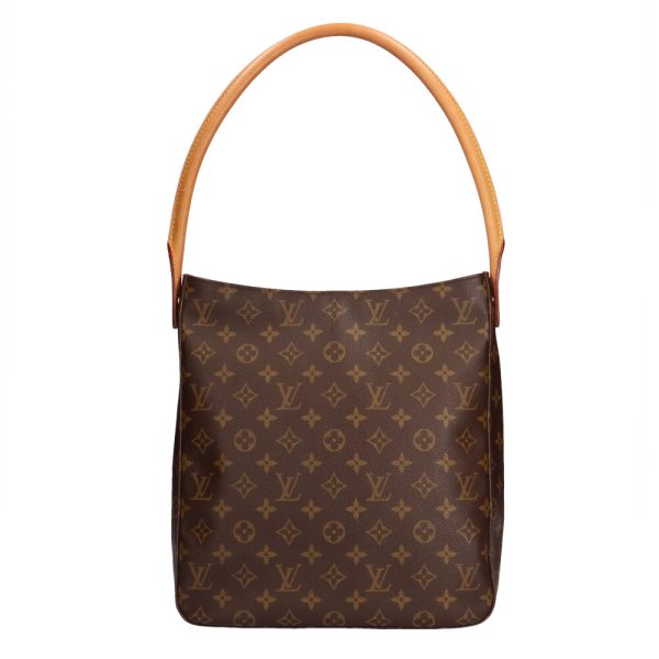 brb23000090 3 Louis Vuitton Looping Monogram Shoulder Bag Brown