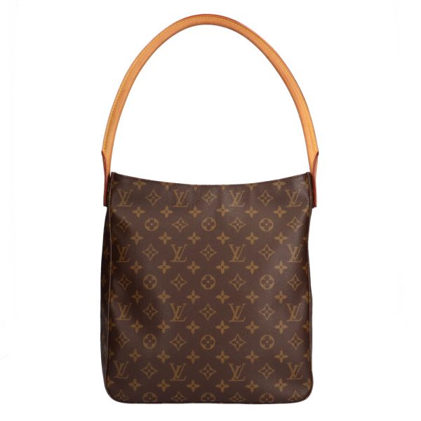 brb23000090 4 Louis Vuitton Looping Monogram Shoulder Bag Brown