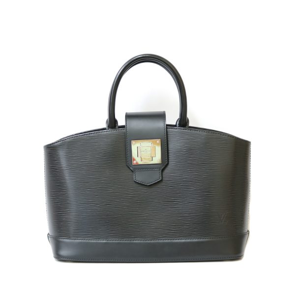 brb24101760 1 Louis Vuitton Mirabeau Epi Handbag Black