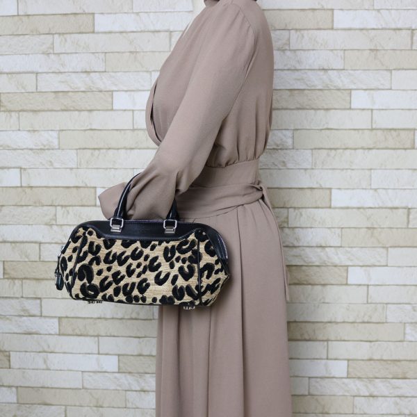 brb24102310 2 Louis Vuitton Baby Leopard Handbag Brown