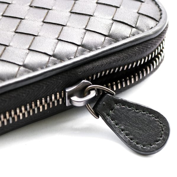 brb24103548 7 Bottega Veneta Intrecciato Long Wallet Leather Black