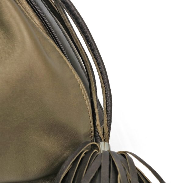 brb24104680 9 Loewe Flamenco Shoulder Bag Leather Bronze