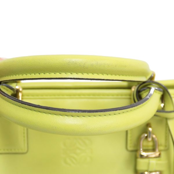 brb24104958 10 Loewe Amazona 28 Handbag Leather Lime