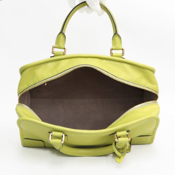 brb24104958 7 Loewe Amazona 28 Handbag Leather Lime