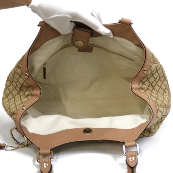 brb24105244 7 Gucci Diamante Handbag Beige