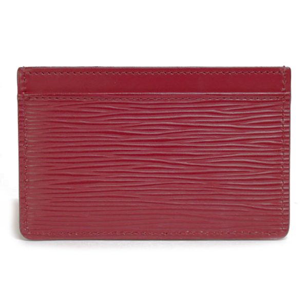 brb24105544 2 Louis Vuitton Sampur Epi Card Case Red