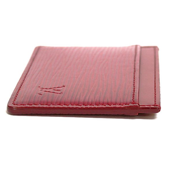 brb24105544 3 Louis Vuitton Sampur Epi Card Case Red