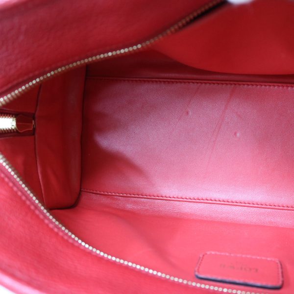 brb24107254 14 Loewe Amazona 28 Handbag Leather Red